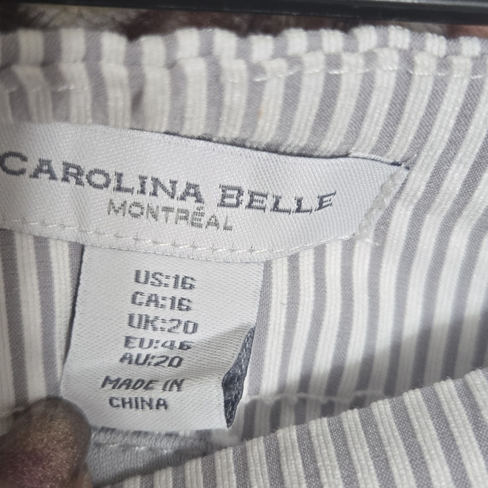 Pinstripe Cropped Pants